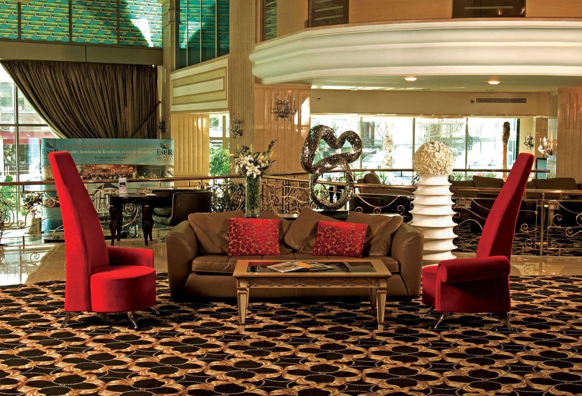 Eser Premium Hotel & Spa Бююкчекмедже Екстер'єр фото The lobby of the hotel